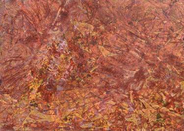 Original Art Deco Abstract Painting by Marian Busoi