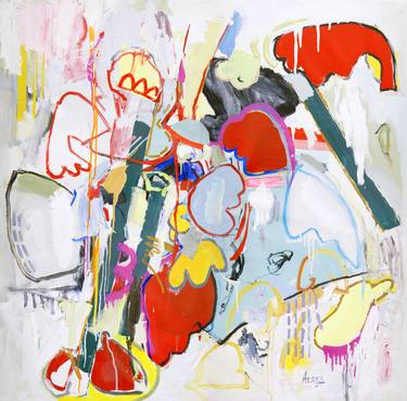 Original Abstract Expressionism Abstract Paintings by John Azoni