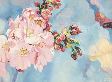 Print of Floral Paintings by Samvel Dallakyan