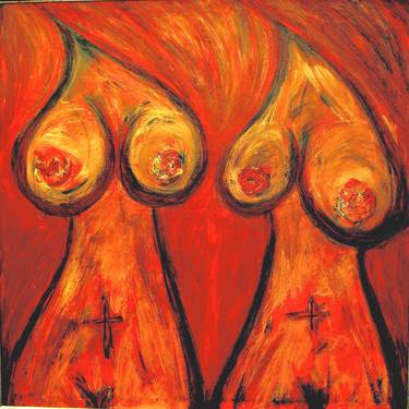 Original Surrealism Women Paintings by Miguel Fleitas