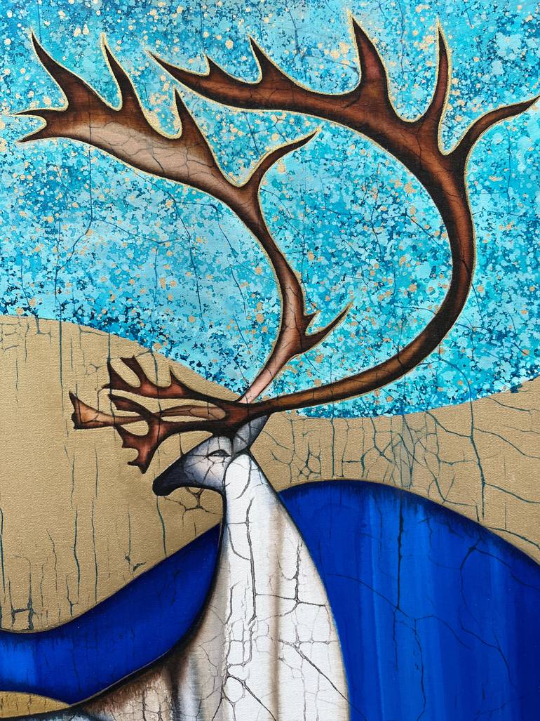 Original Contemporary Animal Painting by Julia Ismambetova