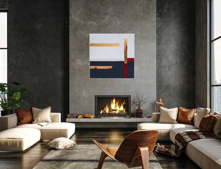 Original Abstract Interiors Mixed Media by Rudi Art Peters