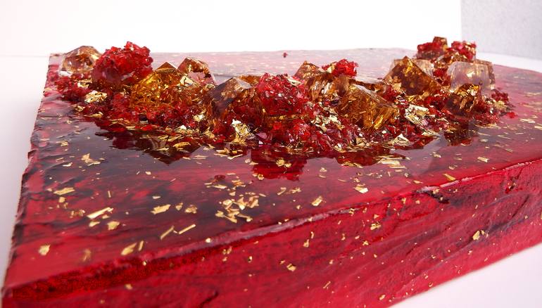 Original Abstract Expressionism Nature Mixed Media by Rudi Art Peters