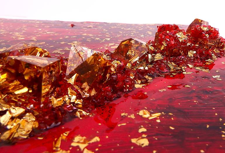 Original Abstract Expressionism Nature Mixed Media by Rudi Art Peters