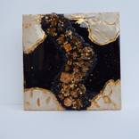 Gold River 24 Karat black  40-25-01 by Rudi Art Peters