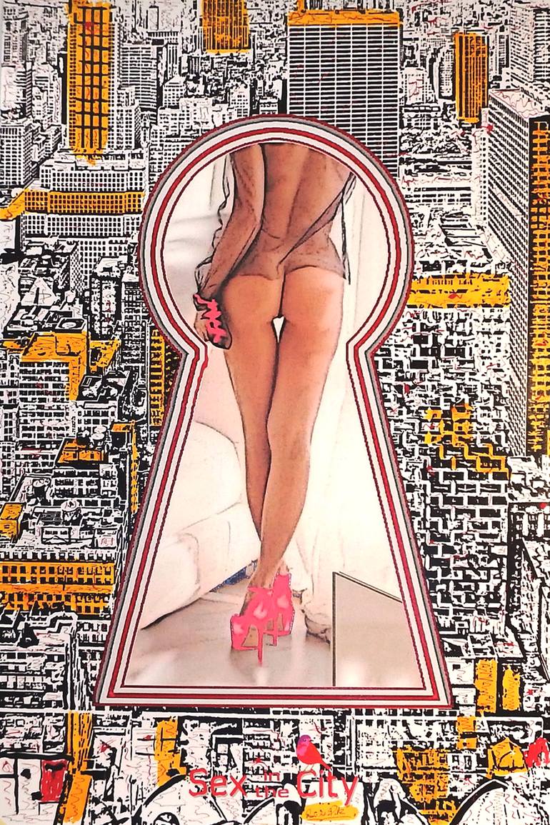 Sex in the City 150 x 100 cm Drawing by Rudi Art Peters | Saatchi Art