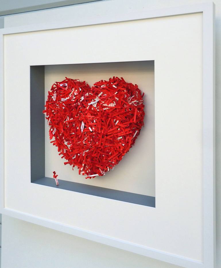 Original Minimalism Love Sculpture by Rudi Art Peters