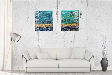 Original Seascape Paintings by Rudi Art Peters