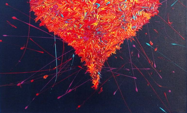 Original Love Painting by Rudi Art Peters