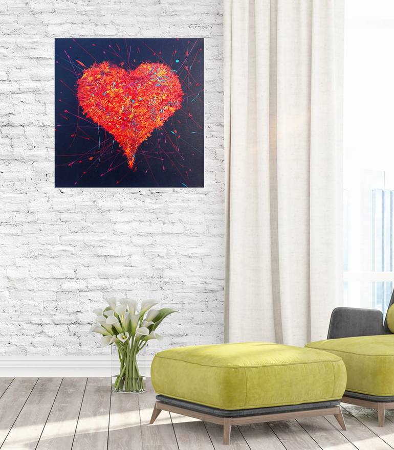 Original Love Painting by Rudi Art Peters