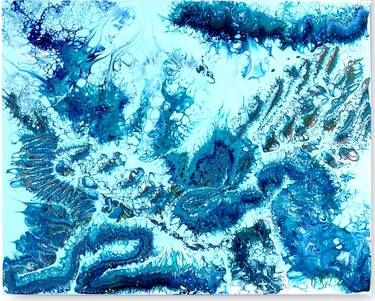 Original Abstract Seascape Paintings by Rudi Art Peters