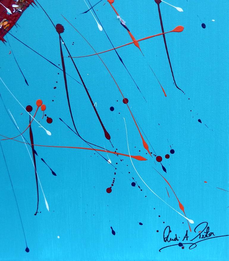Original Expressionism Love Painting by Rudi Art Peters