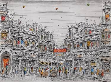 Print of Architecture Paintings by Sajjad Ahmad