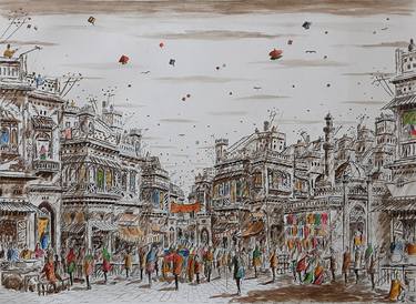 Original Architecture Paintings by Sajjad Ahmad