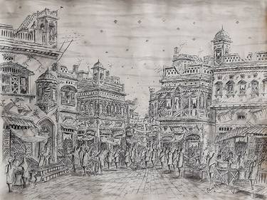 Original Architecture Paintings by Sajjad Ahmad