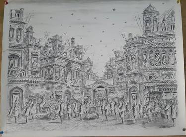 Original Architecture Paintings by Sajjad Ahmad