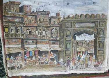 Old City Lahore with Old Structure a Vibrant Lifestyle thumb