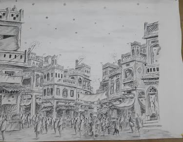 Original Architecture Paintings by Sajjad Ahmad