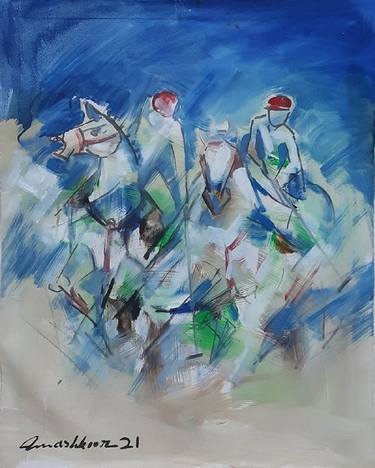 Original Expressionism Abstract Paintings by Sajjad Ahmad