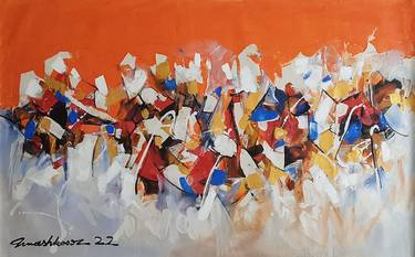 Original Abstract Paintings by Sajjad Ahmad