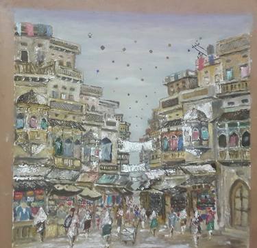 Print of Art Deco Cities Paintings by Sajjad Ahmad
