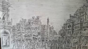 Original Architecture Paintings by Sajjad Ahmad