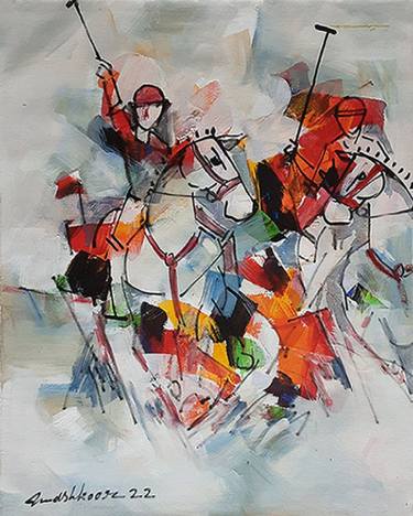 Print of Abstract Paintings by Sajjad Ahmad