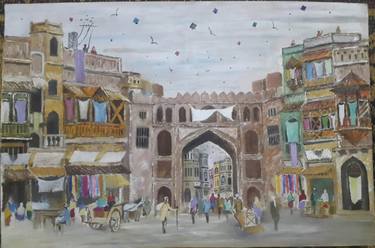 Original Fine Art Cities Paintings by Sajjad Ahmad