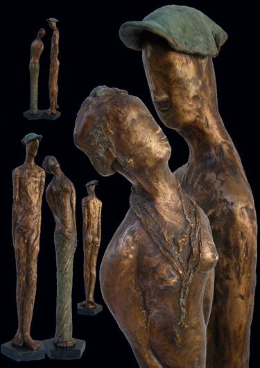 Original Figurative Abstract Sculpture by Monika Kaden