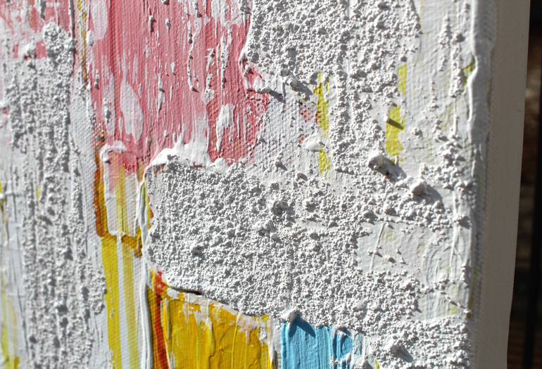 Original Abstract Cities Painting by Christina Reiter
