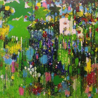 Print of Abstract Garden Paintings by Christina Reiter