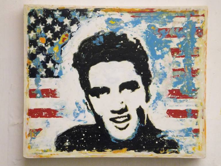 Original Abstract Pop Culture/Celebrity Sculpture by Christina Reiter