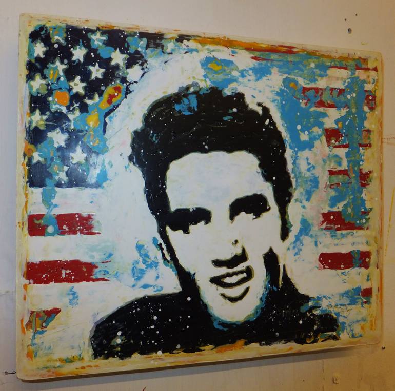 Original Abstract Pop Culture/Celebrity Sculpture by Christina Reiter