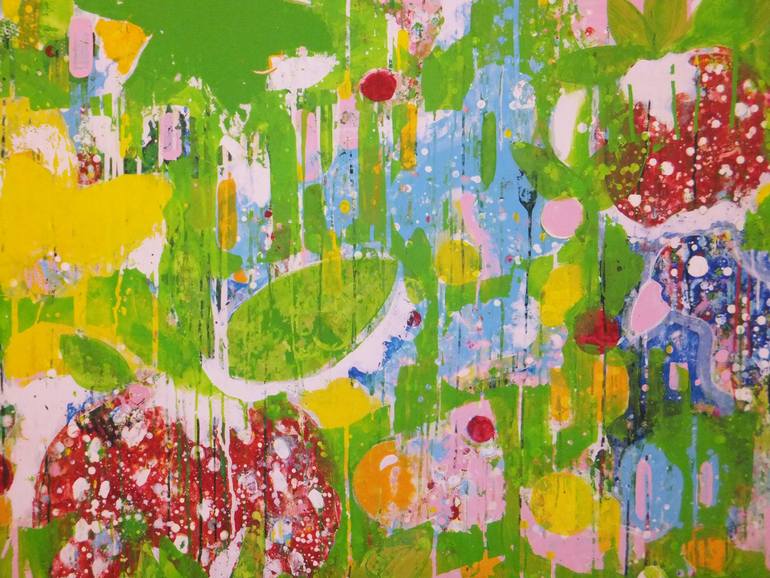 Original Abstract Landscape Painting by Christina Reiter