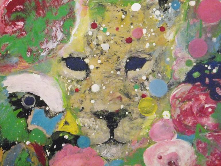 Original Abstract Animal Painting by Christina Reiter