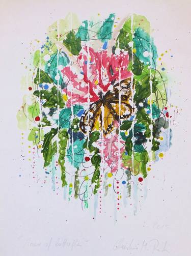 Print of Abstract Botanic Paintings by Christina Reiter