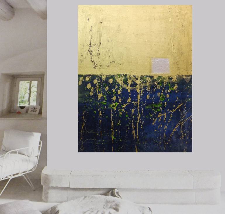 Original Abstract Landscape Painting by Christina Reiter