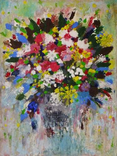 Print of Abstract Floral Paintings by Christina Reiter