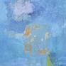Mixed media painting with acrylic,gesso,marble sand,pigments
and gold leaves (18kt) on canvas.
Ready to hang
