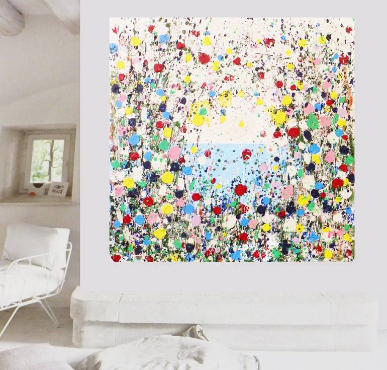 Original Fine Art Abstract Painting by Christina Reiter