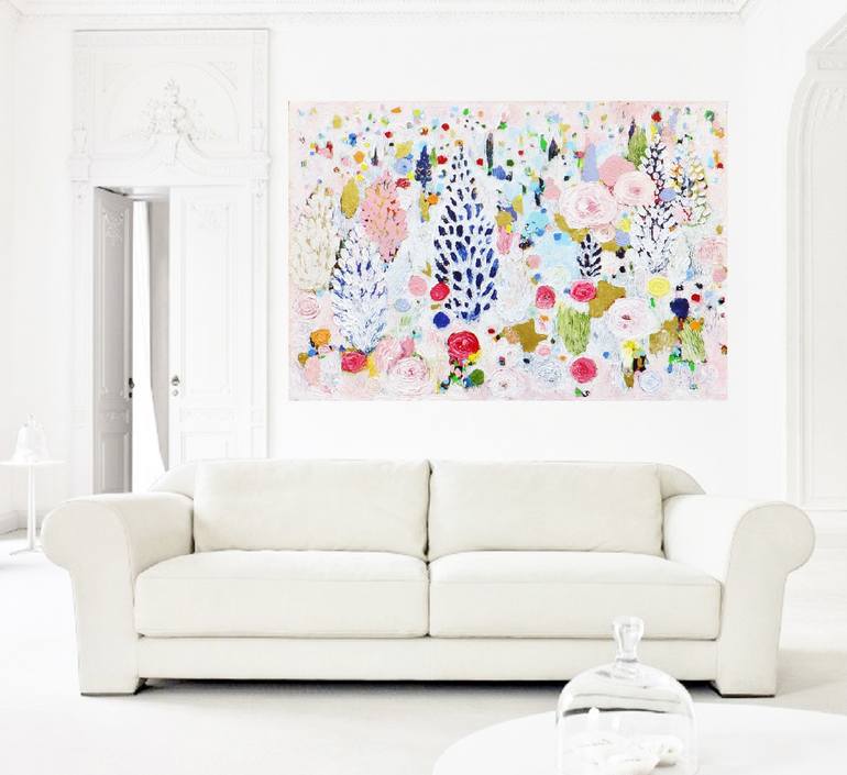 Original Impressionism Abstract Painting by Christina Reiter