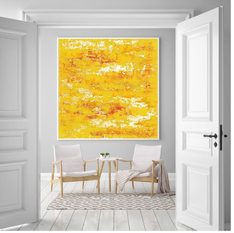 Original Abstract Landscape Painting by Christina Reiter