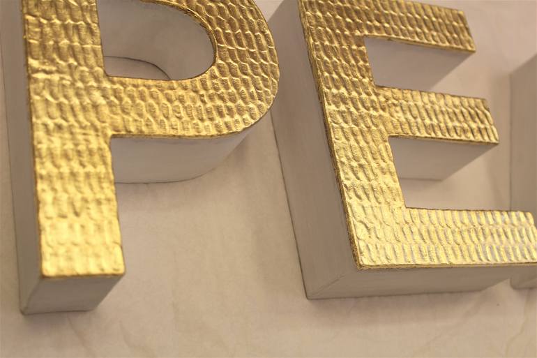 Original Abstract Geometric Sculpture by Christina Reiter