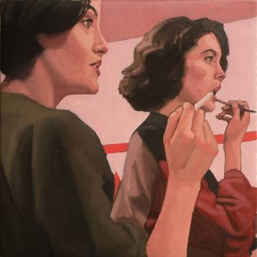 Original Figurative Cinema Paintings by Daniel Galvan