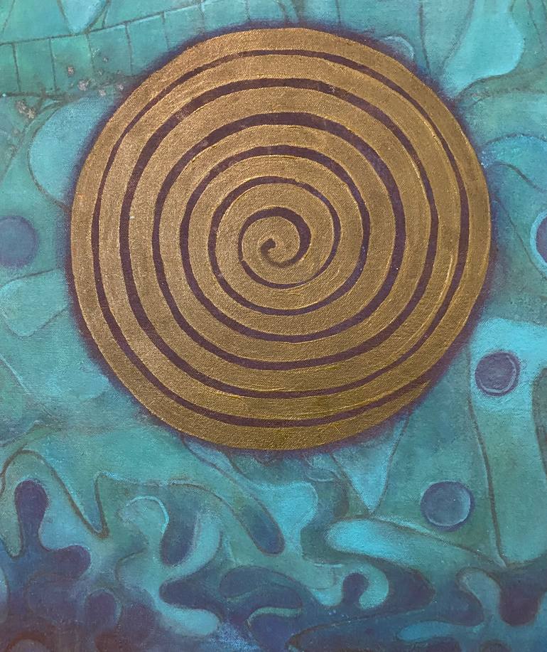 Original Abstract Expressionism Water Painting by Wendy Bliss