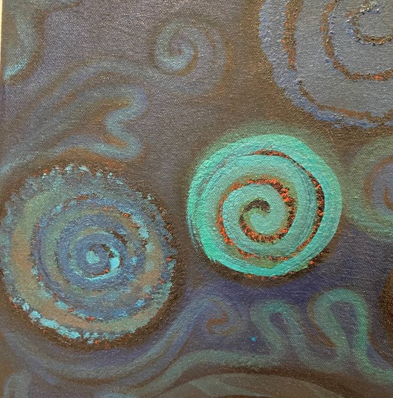 Original Abstract Expressionism Water Painting by Wendy Bliss