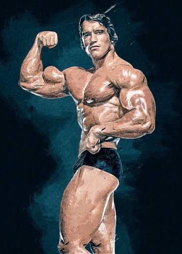 Iconic Arnold Schwarzenegger digital art thumb