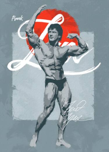 Frank Zane - The Sculpted Physique - fitness gym art thumb
