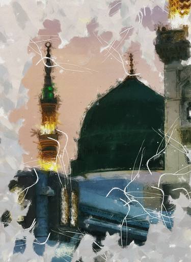 Original Abstract Religious Digital by Yusuf Ramzad
