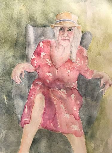 Original Figurative Portrait Paintings by Marie-Louise Fritzén